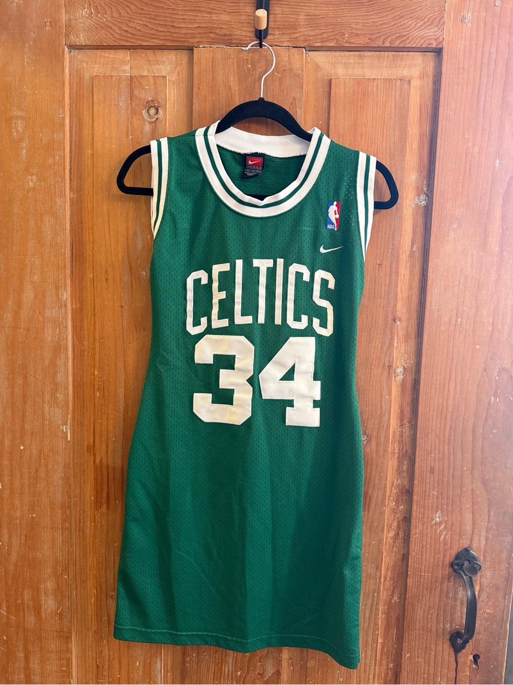 Nike Green Celtics #34 Basketball Jersey Dress Style